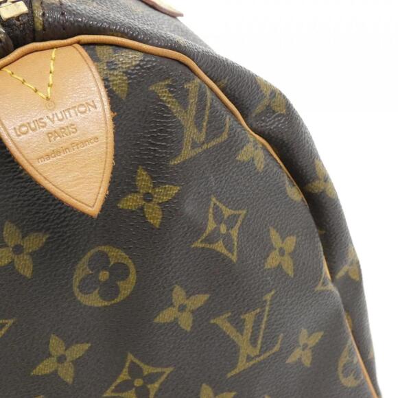 LOUIS VUITTON Brown Monogram Speedy 30 Boston Bag - Picture 3 of 9
